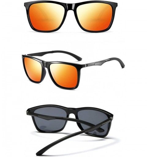 Wayfarer Polarized Sunglasses for Men Aluminum Mens Sunglasses Driving Rectangular Sun Glasses For Men/Women - CV18QNA5XNT $1...