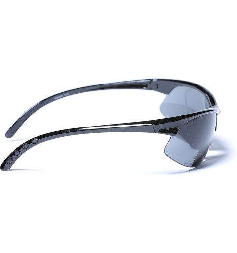Wrap Pair Polarized Bifocal Sport Sunglasses - Black/Tortoise - CI18CW5UIH2 $39.26