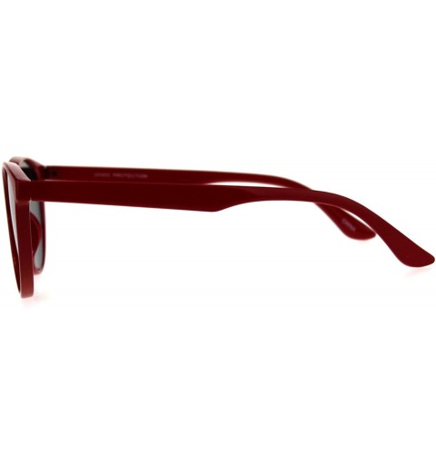 Cat Eye Womens Cat Eye Thin Horn Rim Plastic Sunglasses - Red Gold - CR18CIAA8TM $11.14