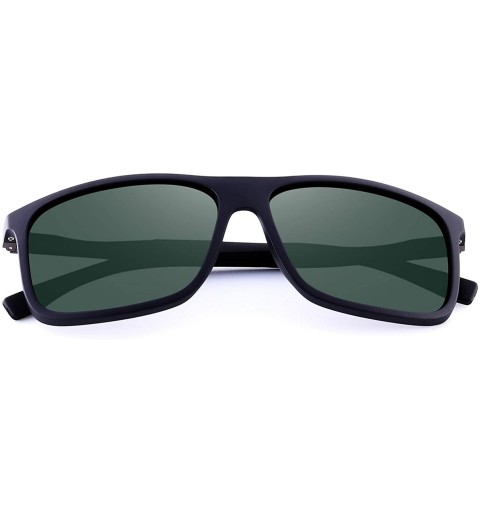 Square Polarized Square Sunglasses for Men Sports Aluminum Legs O8132 - G15 - CP18MDD80CY $15.16