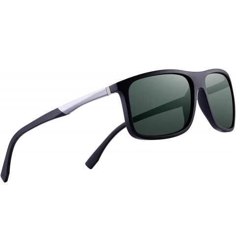 Square Polarized Square Sunglasses for Men Sports Aluminum Legs O8132 - G15 - CP18MDD80CY $15.16