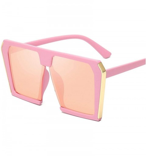 Sport Oversize Sunglasses Women Double Colors Fe Mirror Shades 2019 Vintage Brand Design Big Fe Sun Glasses Femme - 1 - CX18W...