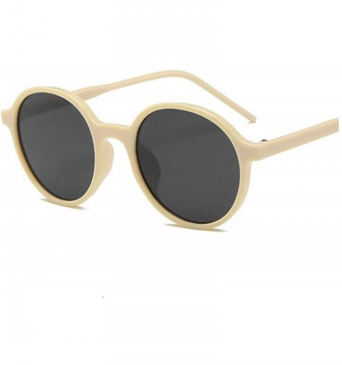 Goggle Luxury Sunglasses Women Classic Gradient Brand Big Frame Sun Glasses Vintage Round Sunglass Goggles UV400 - CW198A98GN...