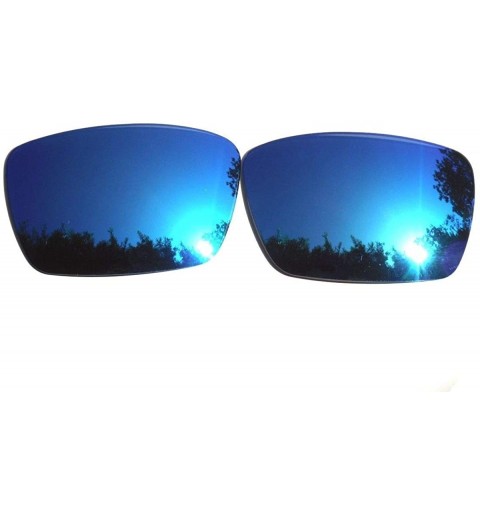 Oversized Replacement Lenses for Oakley Fuel Cell Blue Color Polarized - Blue - C81221Z5LS9 $12.38