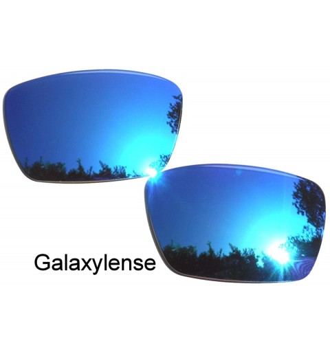 Oversized Replacement Lenses for Oakley Fuel Cell Blue Color Polarized - Blue - C81221Z5LS9 $12.38