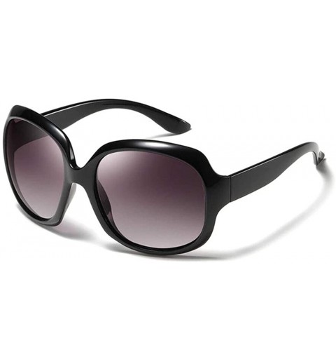 Oversized Vintage Oversized Sunglasses Women Men Big Frame Driving Sun glasses - Black - CY1982YWU7S $20.43
