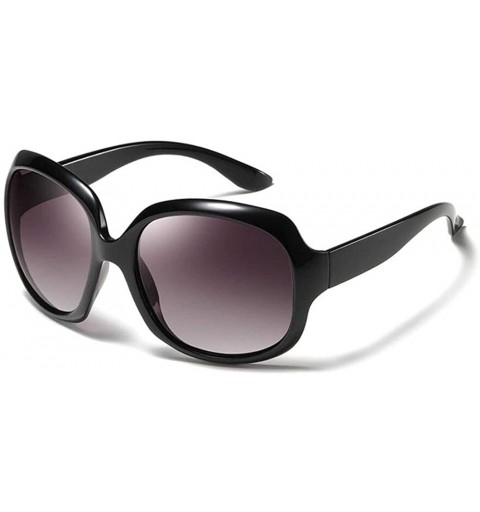 Oversized Vintage Oversized Sunglasses Women Men Big Frame Driving Sun glasses - Black - CY1982YWU7S $11.96