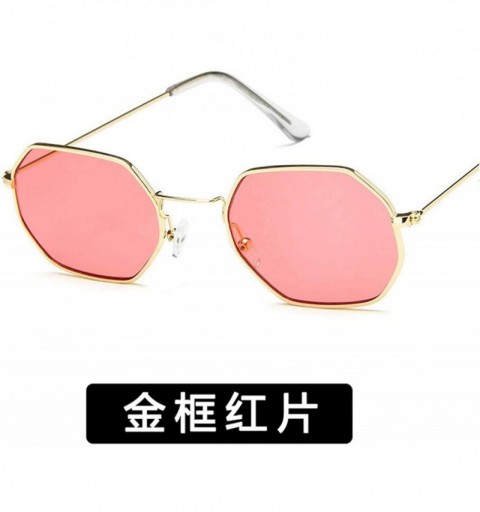 Aviator Fashion Ladies Retro Eye Classic Women Sunglasses Tinted Color Lens Small Square Frame Sun Glasses - 7 - C9198ZSSOTX ...