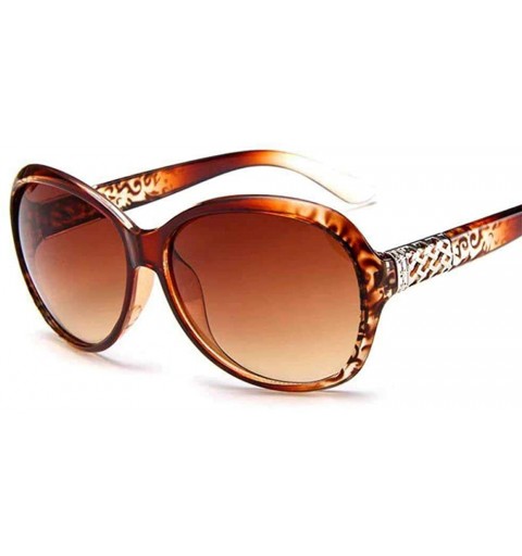 Aviator 2019 Classic Oversized Sunglasses Women Brand Designer Ladies Sun Purple - Black Gray - CW18Y4S0TDM $7.72
