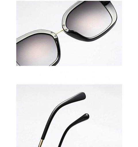 Oversized 2019 Luxury Square Sunglasses Women Vintage Unique Gradient Sun Glasses New Oversize Eyewear UV400 - CE18Q7AWS4I $1...