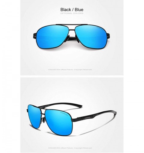 Aviator Men's Sunglasses Polarized UV400 Al-Mg Ultra Light - CW18RMYYUQ4 $15.21