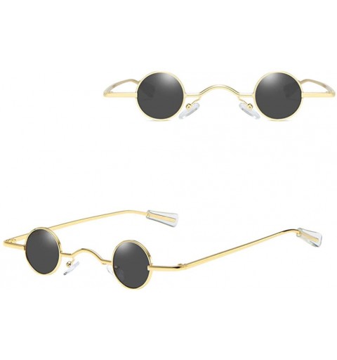 Oval Vintage Sunglasses Eyeglasses Eyewear - C2196OGLD5Y $11.47