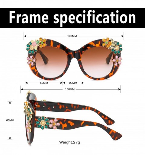 Oversized Womens oversized sunglasses classic style designer shades thick frame glasses - Tortoise - CC11U55V1T1 $20.34