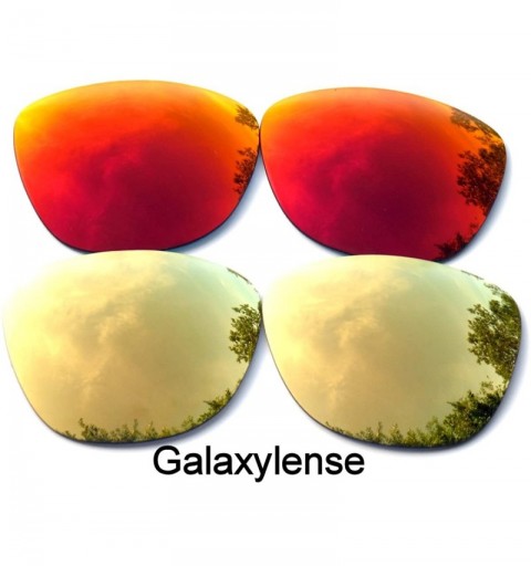 Oversized Replacement Lenses Frogskins Gold&Red Color Polarized 2 Pairs - CA125PZRMR5 $14.00