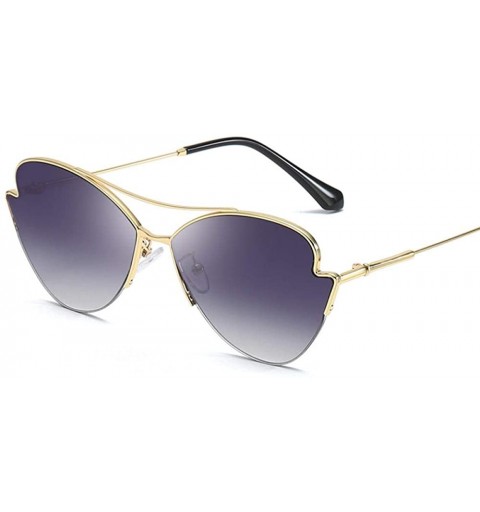 Rimless Women'S Polarized Sunglasses Uv Protection Glasses Retro Fashion Sunglasses - CS18X7T09ZE $44.87