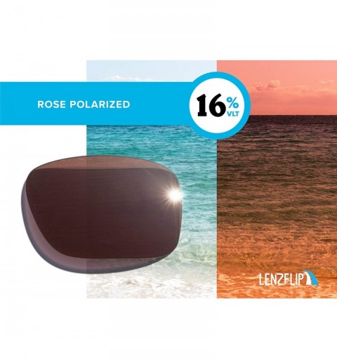 Square Polarized Replacement lenses for Oakley TwoFace OO9189 - Crafted in USA - Rose Polarized - C412IK2ZTST $23.55