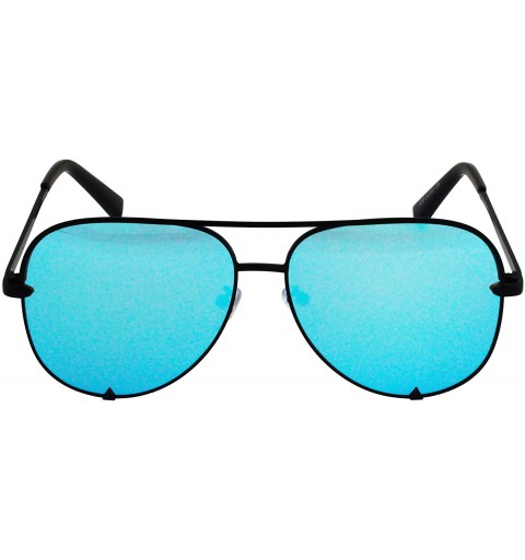 Oversized Designer Sunglasses Oversized Protection - Blue and Pink - CV18T05R94S $17.20