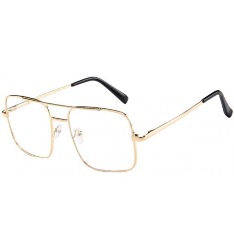 Oval Unisex Colorful Lens Oversized Frame Sunglasses UV Polarised Pilot Classic Vintage Retro Glasses Eyeswear - White - C019...
