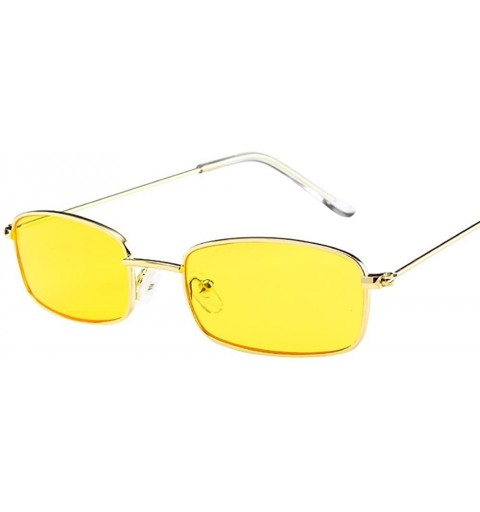 Oversized Sunglasses for Men Women Vintage Sunglasses Rectangular Sunglasses Retro Glasses Eyewear Metal Sunglasses Hippie - ...
