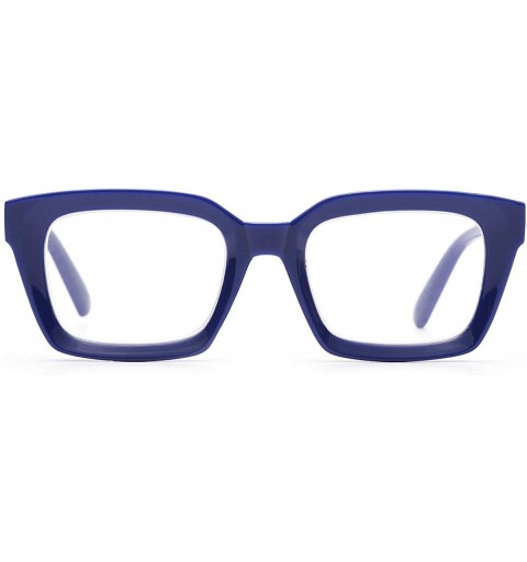 Square Blocking Glasses Computer Eyewear Relieve Headaches - Blue - CA197HQHAC9 $12.77