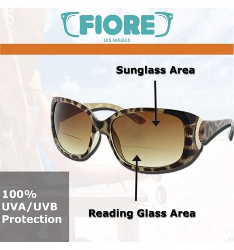 Round Bifocal Sunglasses Readers UV400 Protection Outdoor Reading Glasses for Women - Black - C011O25F1W3 $14.01