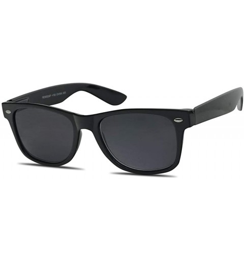 Square 49mm Stylish Prescription Reading sunglasses Men & Women Readers +1.00 +4.00 - Black Frame - Black - CT18RGH6CZ7 $16.64