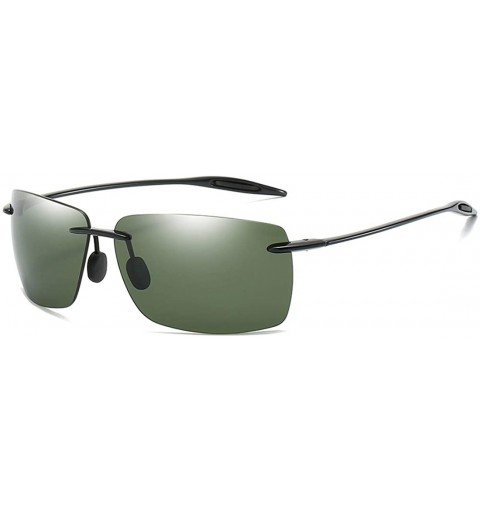 Rectangular TR90 Ultra Lightweight Rectangular Polarized Sunglasses UV400 Protection Polaroid Sun Glasses for Men 1.1 Lenses ...