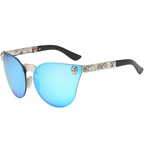 Goggle Sunglasses Sports Beach Goggles Eyeglasses Glasses Eyewear - Blue - CR18QQOEZ9L $11.17