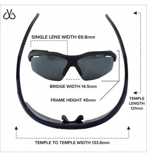 Badger Polarized Fishing Sunglasses for Men & Women Bottomless Frame  Polycarbonate Lens Unisex - Matte Black - C818R7QUQEA