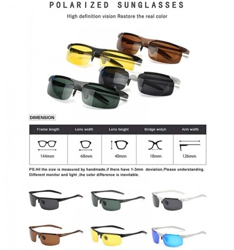 Sport Sunglasses Sports Polarised Lightweight - Unbreakable Frame Baseball Running Hiking Fishing Driving Cycling - C618R6NMW...