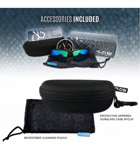 Sport Badger Polarized Fishing Sunglasses for Men & Women Bottomless Frame Polycarbonate Lens Unisex - Matte Black - C818R7QU...