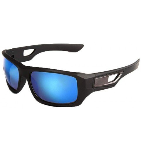 Wrap Men Sunglasses - Polarized Sports Sunglasses For Running Cycling Fishing - C 1 - CD18ST4WR22 $8.78