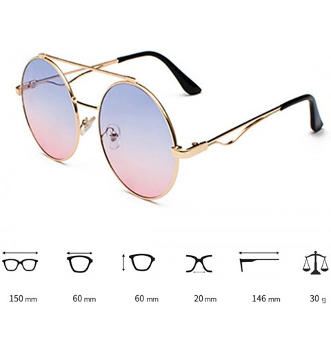 Rimless Men women Metal Round Sunglasses Slim frame Colored Flat Lens 60mm - Silver - CJ18EQGCL3N $12.69