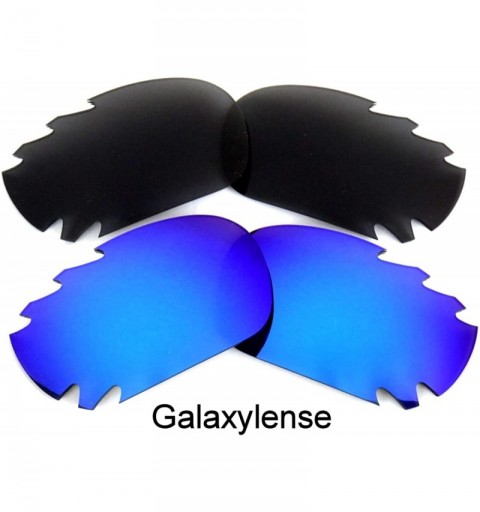 Oversized Replacement Lenses Jawbone Black&Blue Color Polarized 2 Pairs 100% UVAB - Black&blue - CY128BNCYJT $15.44