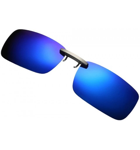 Rimless Detachable Night Vision Lens Driving Metal Polarized Clip On Sun6135bu - CU18RT897Z8 $10.34