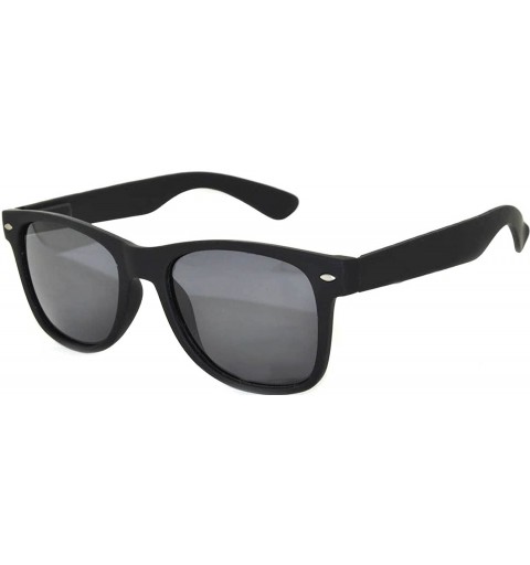 Sport Retro 80's Vintage Sunglasses Colored Frame Smoke Lens Brand - New_retro_smoke_bk_rubber - CP184IHNGRI $17.78
