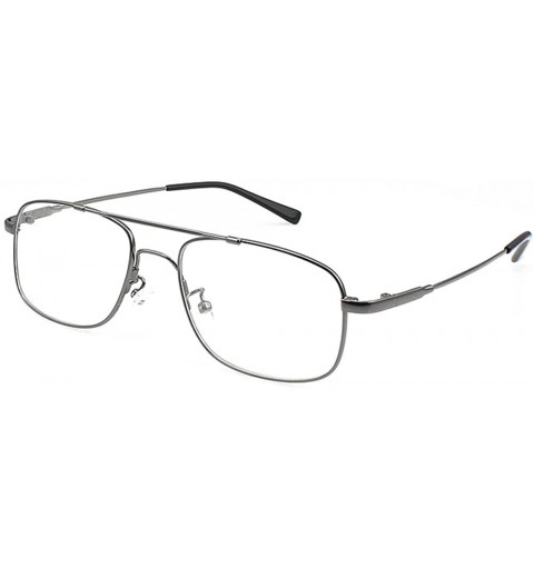 Aviator Pilot Full-flex Memory Titanium Optical Eyeglasses Frame - Small Grey - CE18N7D8ZH0 $14.52