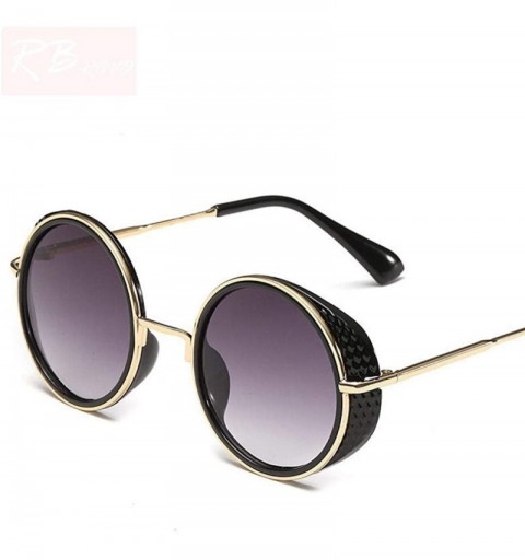 Oversized 2019 New Steampunk Sunglasses Women Brand Designer Oversized Outdoor Black Gray - Pink Pink - C918Y5X9224 $7.50