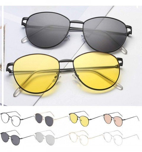 Square Polarized Sunglasses Vintage Protection - D - CB197529D9K $9.71