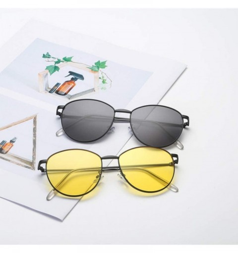 Square Polarized Sunglasses Vintage Protection - D - CB197529D9K $9.71