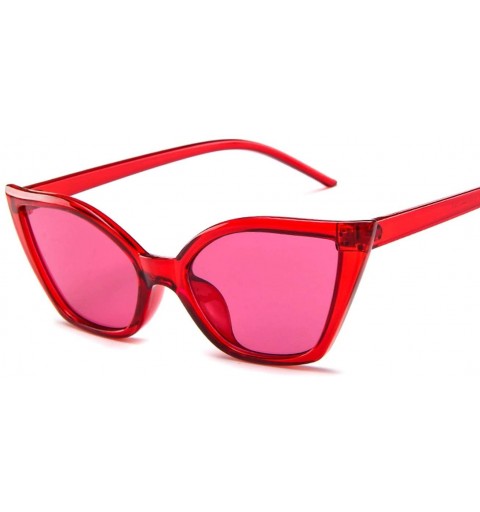 Cat Eye Men's Fashion Vintage Retro Cat Eye Sunglasses for Women Little Designer Shades Glasses9007 (Color White) - CR1993YH9...