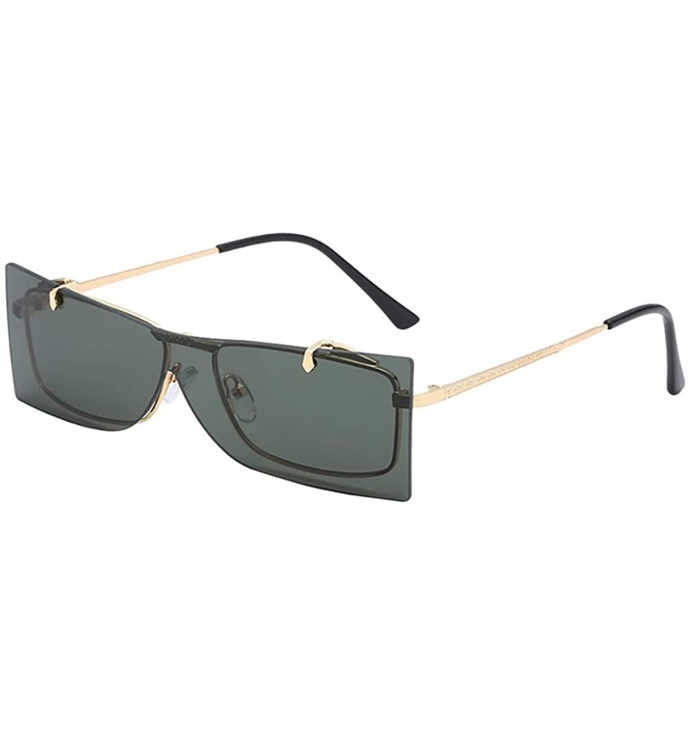 Goggle Unisex Clip-on Sunglasses Anti-Glare Driving for Pretection Glasses - B - CX18OAK4X7X $11.81