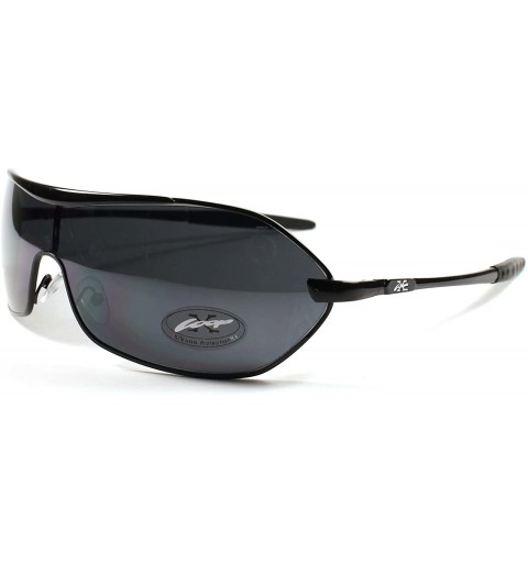 Shield Hot Black Designer Celebrity Men's Sporty GOLF Sunglasses - CN1802NGELM $26.93