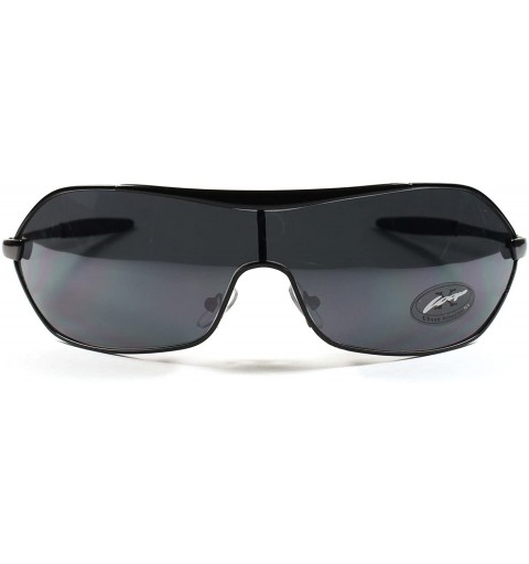 Shield Hot Black Designer Celebrity Men's Sporty GOLF Sunglasses - CN1802NGELM $14.40