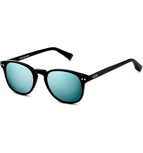 Rectangular Hyde - Non-Polarized Rectangular Women's & Men's Sunglasses - Pure Black - 50 mm - C518DK4AC7G $53.37