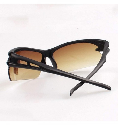 Goggle Unisex Fashion Goggle Sunglasses Lightweight Plastic Frame Composite-UV400 Lens Glasses for Outdoor - Coffee - C31903E...