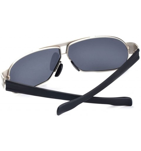 Aviator Mens Sunglasses X-Men Cool Metal Frame Amazing Design Durable Sunglasses - Silver/Grey - CG11Z94DHO5 $12.14