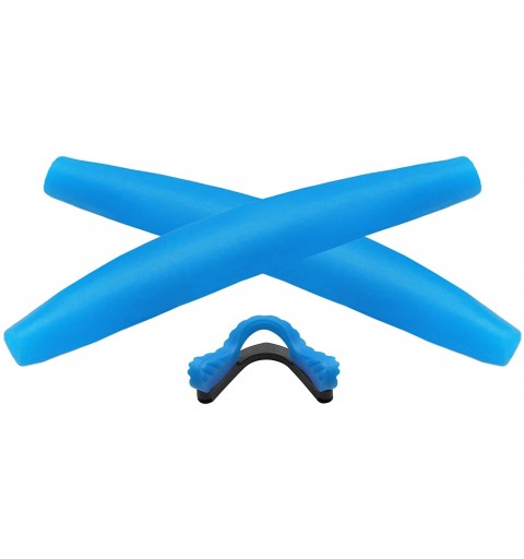 Sport Replacement M Frame Sweep Vented Sunglass - Multiple Options - Sky Blue Rubber Kits - CX18Y0TY9XQ $11.96