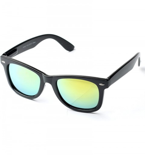Wayfarer Vintage Wayfarer Classic Sunglasses Mirrored Lens - Yellow - CH11YJTFMRL $19.71