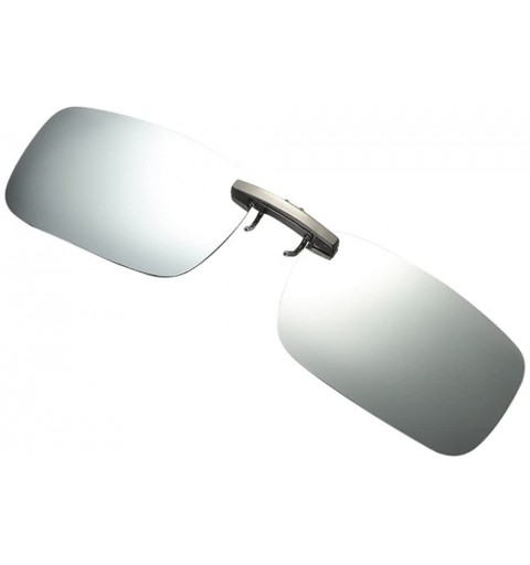 Sport Sunglasses Polarized Frameless Rectangle Protection - Silver - C318QG9M6GU $18.09